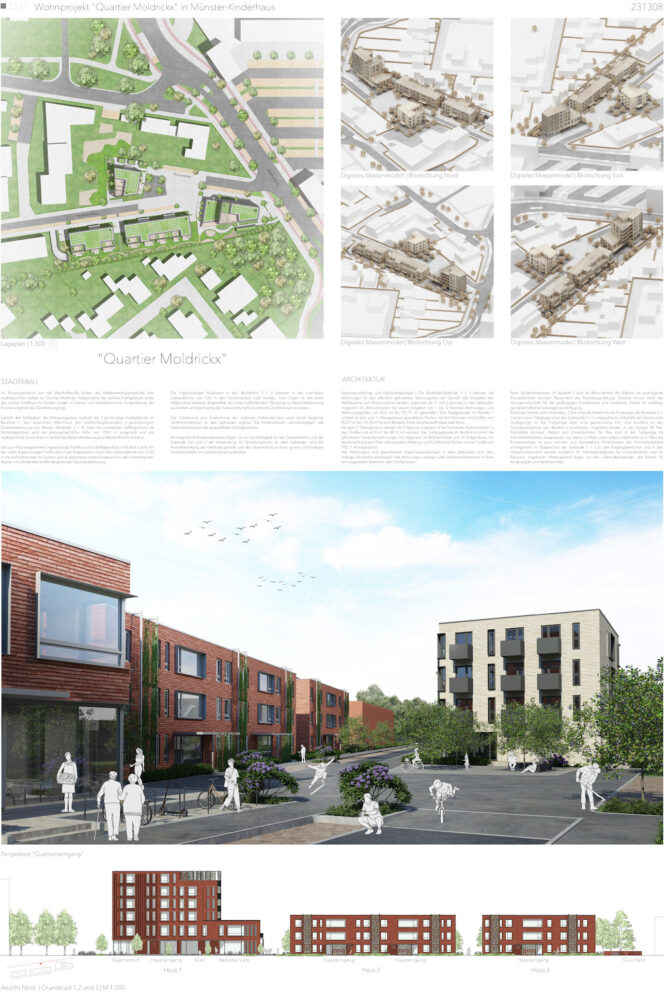 Planlayout, Moldrickx, Wettbewerb